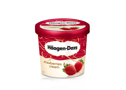 Minicup Strawberry & Cream